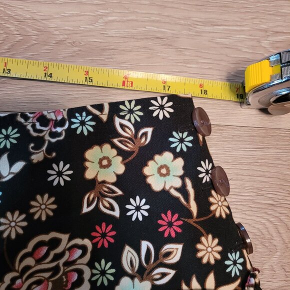 Vtg Requirements Skirt Size 14 Floral Ruffle Midi Maxi Boho Western 90's Y2K - Picture 10 of 12